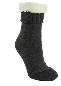 Magellan Women's Texture Knit Foldover Lodge Crew Socks