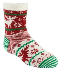 Magellan Youth Holiday Moose 2.0 Lodge Crew Socks