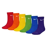 Nike Kids' Dri-Fit Performance Crew Socks 6 Pack