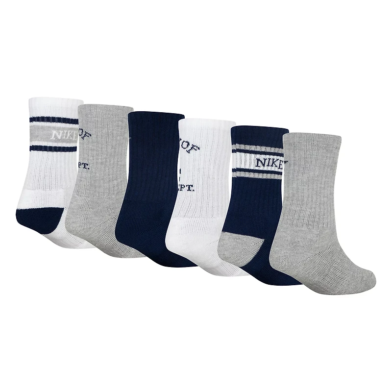 Nike Youth Varsity Crew Socks 6-Pack
