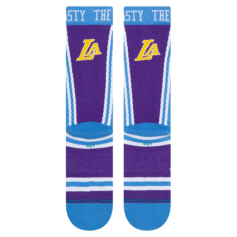 Stance Light Los Angeles Lakers 2021 22 City Edition Crew Socks