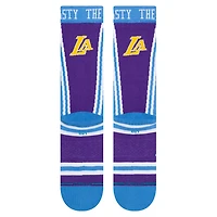 Stance Light Los Angeles Lakers 2021 22 City Edition Crew Socks