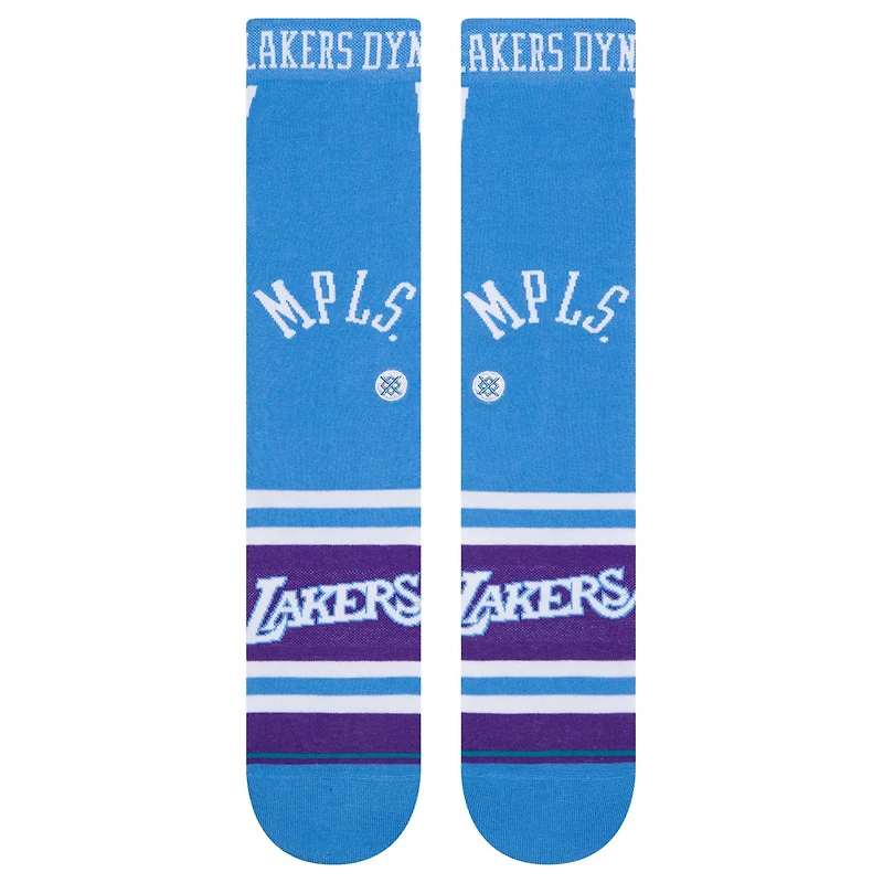 Stance Light Los Angeles Lakers 2021 22 City Edition Crew Socks