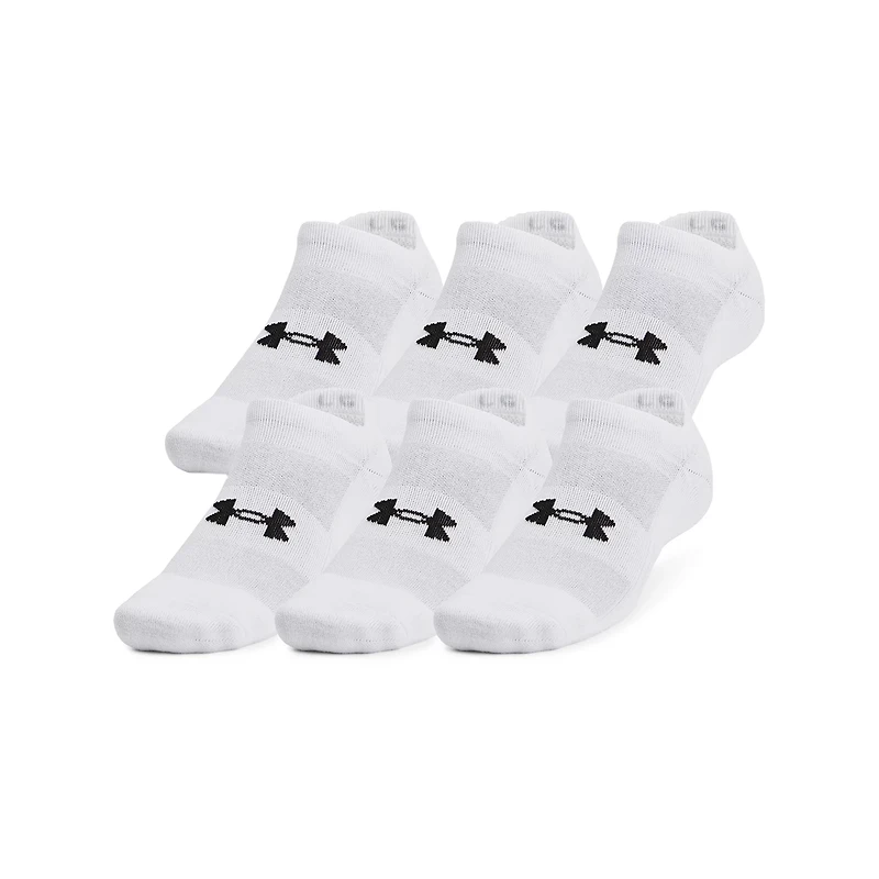 Under Armour Training Cotton No Show Socks 6-Pack