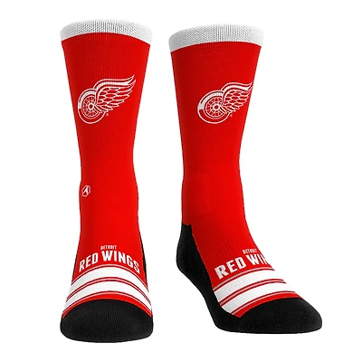 Unisex Rock Em Socks Detroit Wings Gametime Stripe Crew Socks