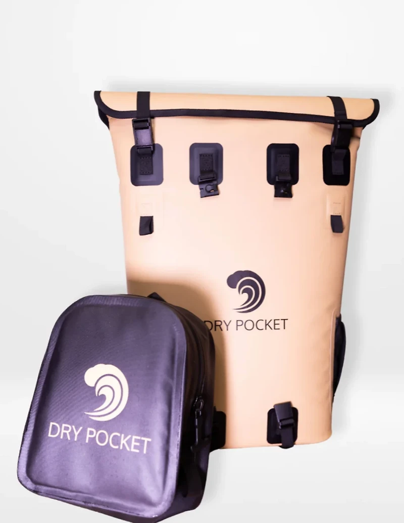 Dry Pocket MagnaGuard Auto-Sealing Floating Dry Bag and 24-Can Backpack Cooler