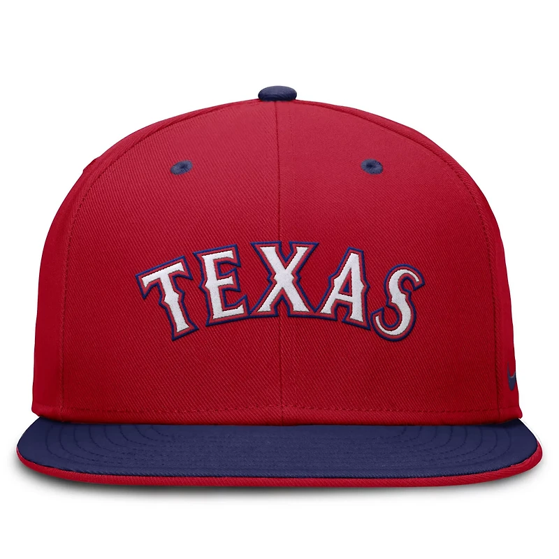 Nike Royal Texas Rangers True Primetime Two-Tone Performance Fitted Hat