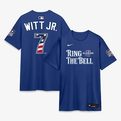 2026 All-Star Game American League Bobby Witt Jr Nike Rush Name  Number T-Shirt