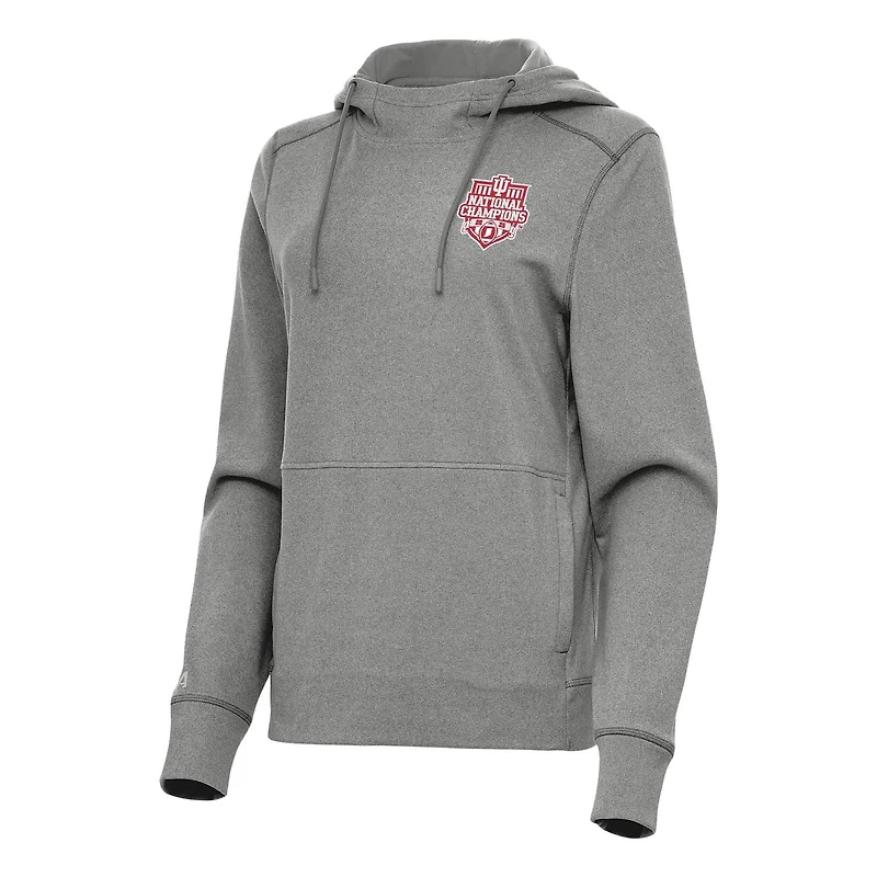 Antigua Heather Indiana Hoosiers College Football Playoff 2025 National Champions Justice Hoodie