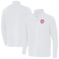 Antigua Indiana Hoosiers College Football Playoff 2025 National Champions Intent Quarter-Zip Pullover