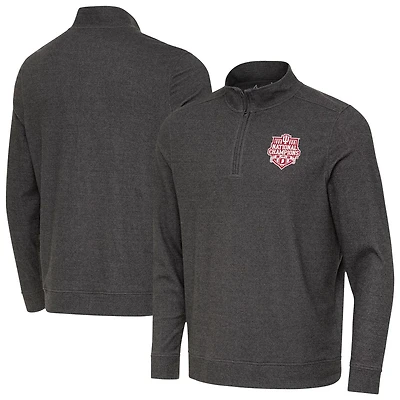 Antigua Indiana Hoosiers College Football Playoff 2025 National Champions Subtle Quarter-Zip Pullover