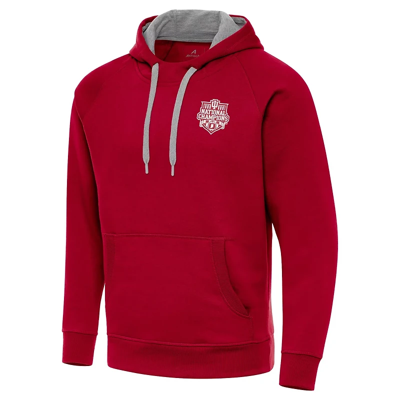 Antigua Indiana Hoosiers College Football Playoff 2025 National Champions Victory Fleece Hoodie