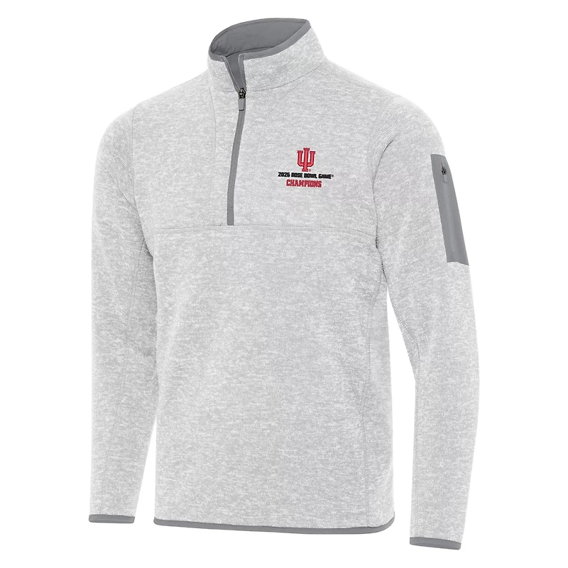 Antigua Indiana Hoosiers College Football Playoff 2026 Bowl Champions Fortune Quarter-Zip Pullover