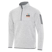 Antigua Miami Hurricanes College Football Playoff 2025 Cotton Bowl Champions Fortune Quarter-Zip Sweatshirt