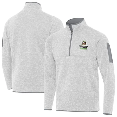 Antigua Oregon Ducks College Football Playoff 2026 Bowl Champions Fortune Quarter-Zip Sweatshirt
