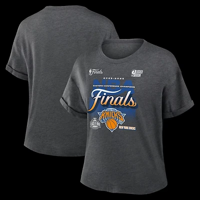 Fanatics New York Knicks 2026 NBA Eastern Conference Champions Locker Room Tri-Blend T-Shirt