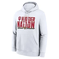 Indiana Hoosiers College Football Playoff 2025 National Champions Run Stopper Mantra Fleece Hoodie