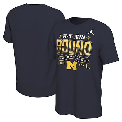 Jordan Brand Michigan Wolverines College Football Playoff 2024 National Championship Game T-Shirt