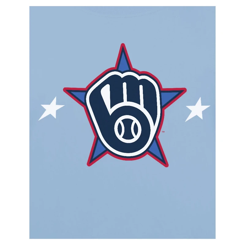 New Era Light Milwaukee Brewers 2025 MLB All-Star Game Workout T-Shirt