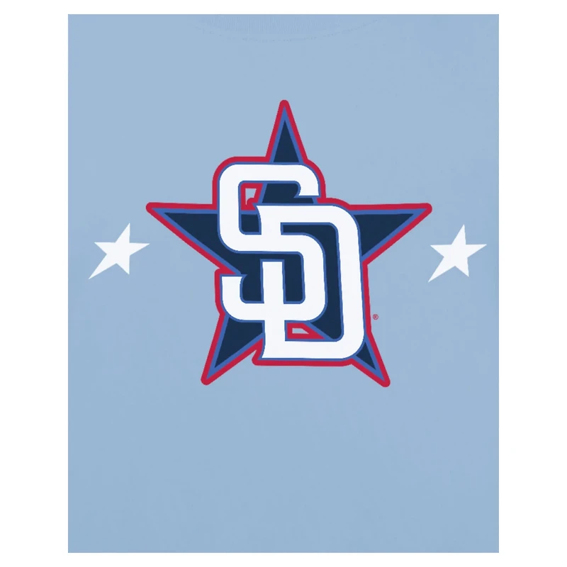 New Era Light San Diego Padres 2025 MLB All-Star Game Workout T-Shirt