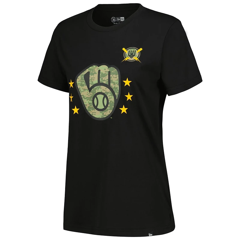 New Era Milwaukee Brewers Armed Forces Day T-Shirt
