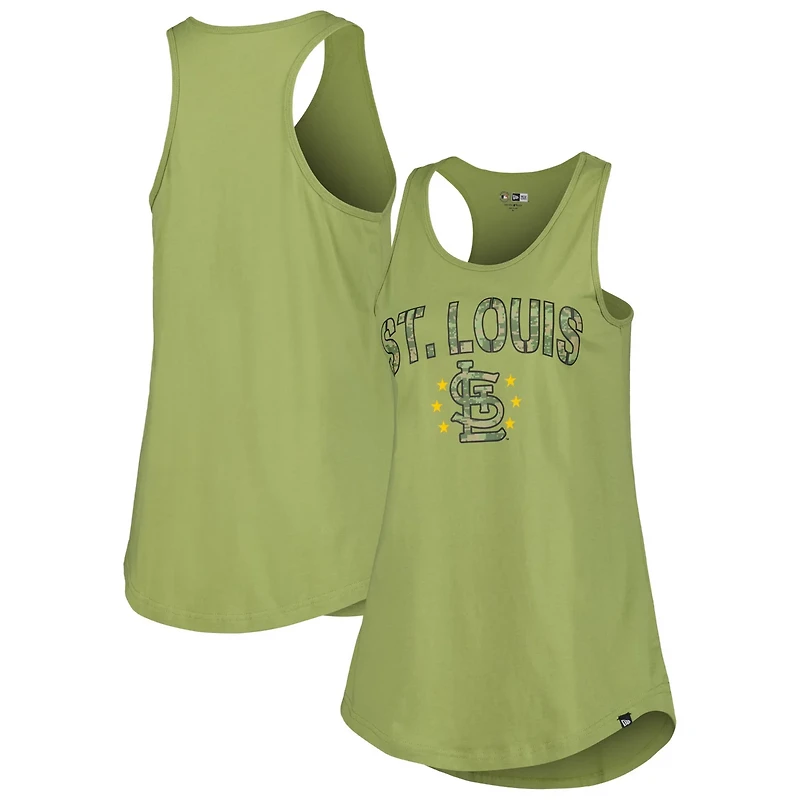 New Era St Louis Cardinals Armed Forces Day Tank Top