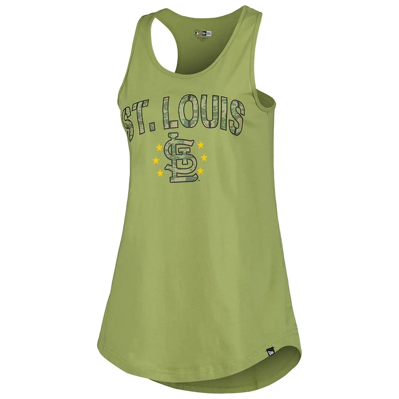 New Era St Louis Cardinals Armed Forces Day Tank Top