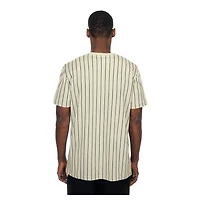 New Era USA Baseball Throwback Meshback Pinstripe T-Shirt