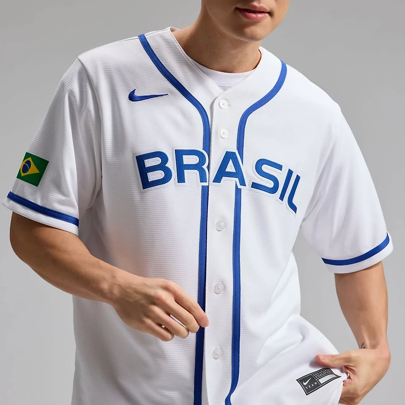 Nike Brazil Baseball 2026 World Classic Home Stadium Jersey