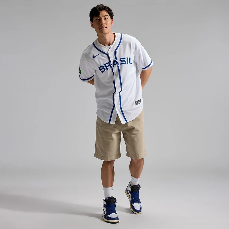 Nike Brazil Baseball 2026 World Classic Home Stadium Jersey