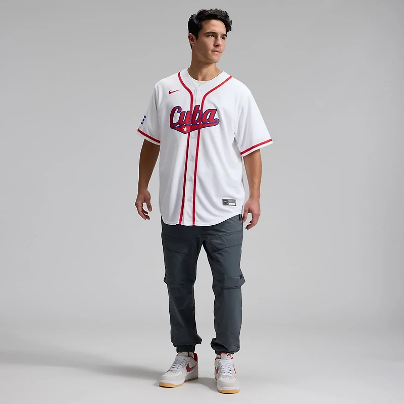Nike Cuba Baseball 2026 World Classic Home Stadium Jersey