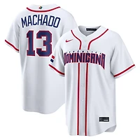 Nike Manny Machado Dominican Republic Baseball 2026 World Classic Home Stadium Jersey