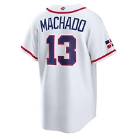 Nike Manny Machado Dominican Republic Baseball 2026 World Classic Home Stadium Jersey