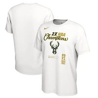 Nike Milwaukee Bucks 2021 NBA Finals Champions Locker Room T-Shirt
