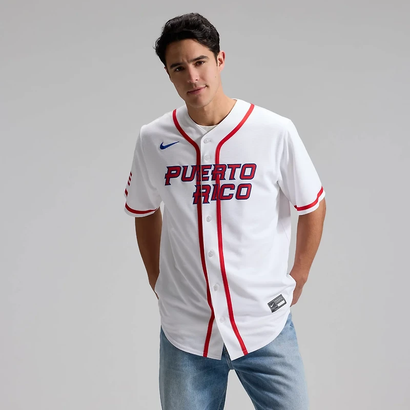Nike Puerto Rico Baseball 2026 World Classic Home Stadium Jersey