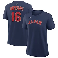 Nike Shohei Ohtani Japan Baseball 2026 World Classic Name  Number T-Shirt