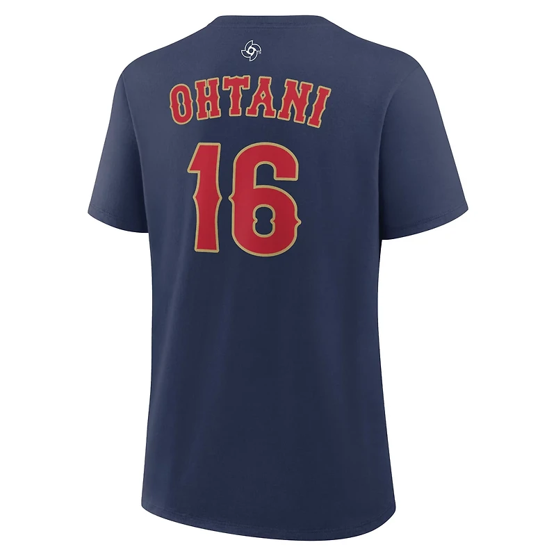Nike Shohei Ohtani Japan Baseball 2026 World Classic Name  Number T-Shirt