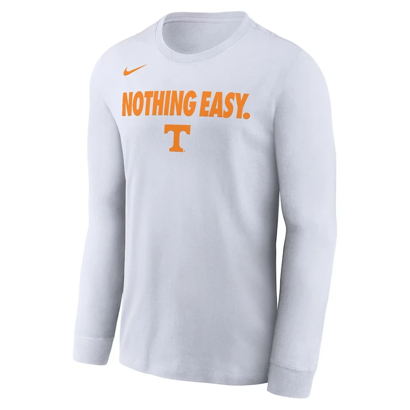 Nike Tennessee Volunteers 2025 On-Court Bench Long Sleeve T-Shirt