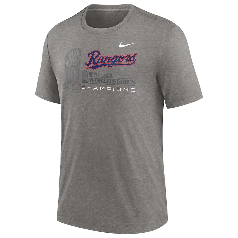 Nike Texas Rangers 2023 World Series Champions Tri-Blend T-Shirt