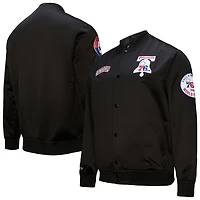 Philadelphia 76ers Hardwood Classics out Collection Satin Full-Zip Jacket