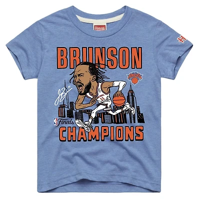 Toddler Homage Jalen Brunson New York Knicks 2026 NBA Finals Champions Signature Tri-Blend T-Shirt