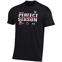 Under Armour South Carolina Gamecocks 2024 NCAA Wo Basketball National Champions Perfect Season T-Shirt