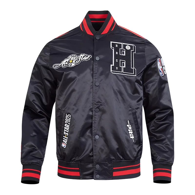 Unisex Pro Standard 2025 NBA All-Star Game x HBCU Full-Snap Satin Jacket