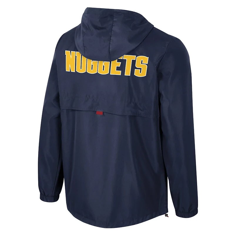 Unisex Stadium Essentials Denver Nuggets Compete Quarter-Zip Windbreaker Jacket