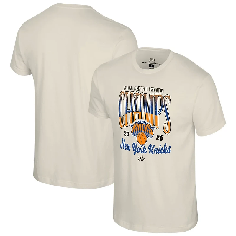 Unisex Stadium Essentials New York Knicks 2026 NBA Finals Champions Sky High T-Shirt