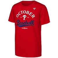 Youth Fanatics Philadelphia Phillies 2025 MLB Postseason Locker Room T-Shirt
