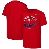 Youth Fanatics Philadelphia Phillies 2025 MLB Postseason Locker Room T-Shirt