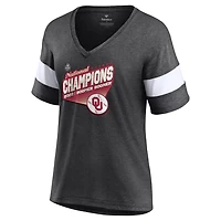 Youth Nike Heathered Gray Oklahoma Sooners 2022 NCAA Softball Women's College World Series Champions T-Shirt