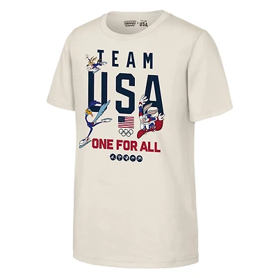 Youth Outerstuff Team USA x Looney Tunes Winter Sport Fun T-Shirt