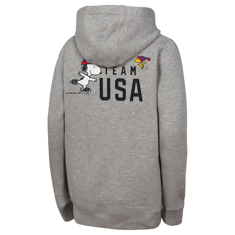 Youth Outerstuff Team USA x Peanuts Spirit Hoodie
